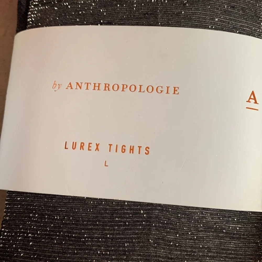 Anthropologie Lurex tights sized medium and large new wtags
